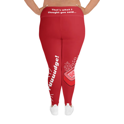 A Christmas Story "Oh Fudge" Costume Plus Size Leggings