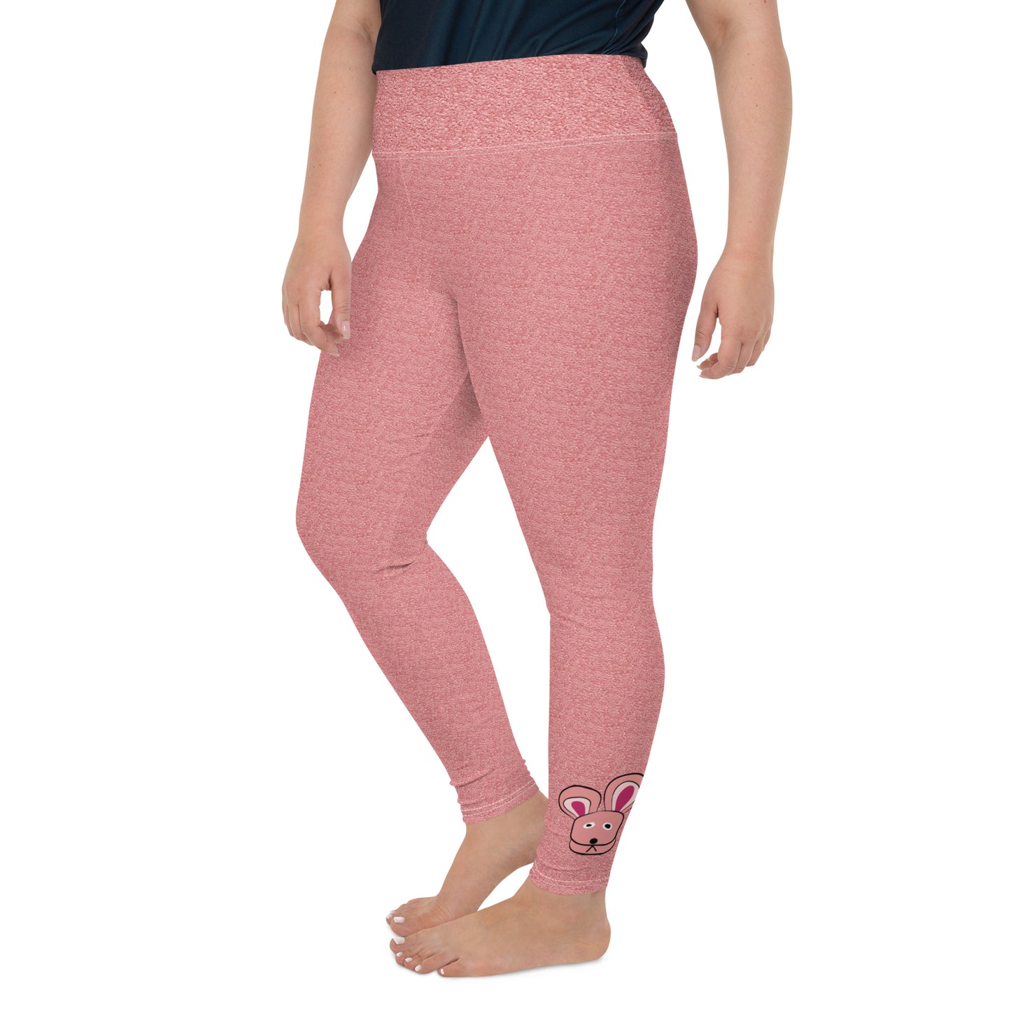 A Christmas Story Pink Nightmare Bunny Costume Plus Size Leggings