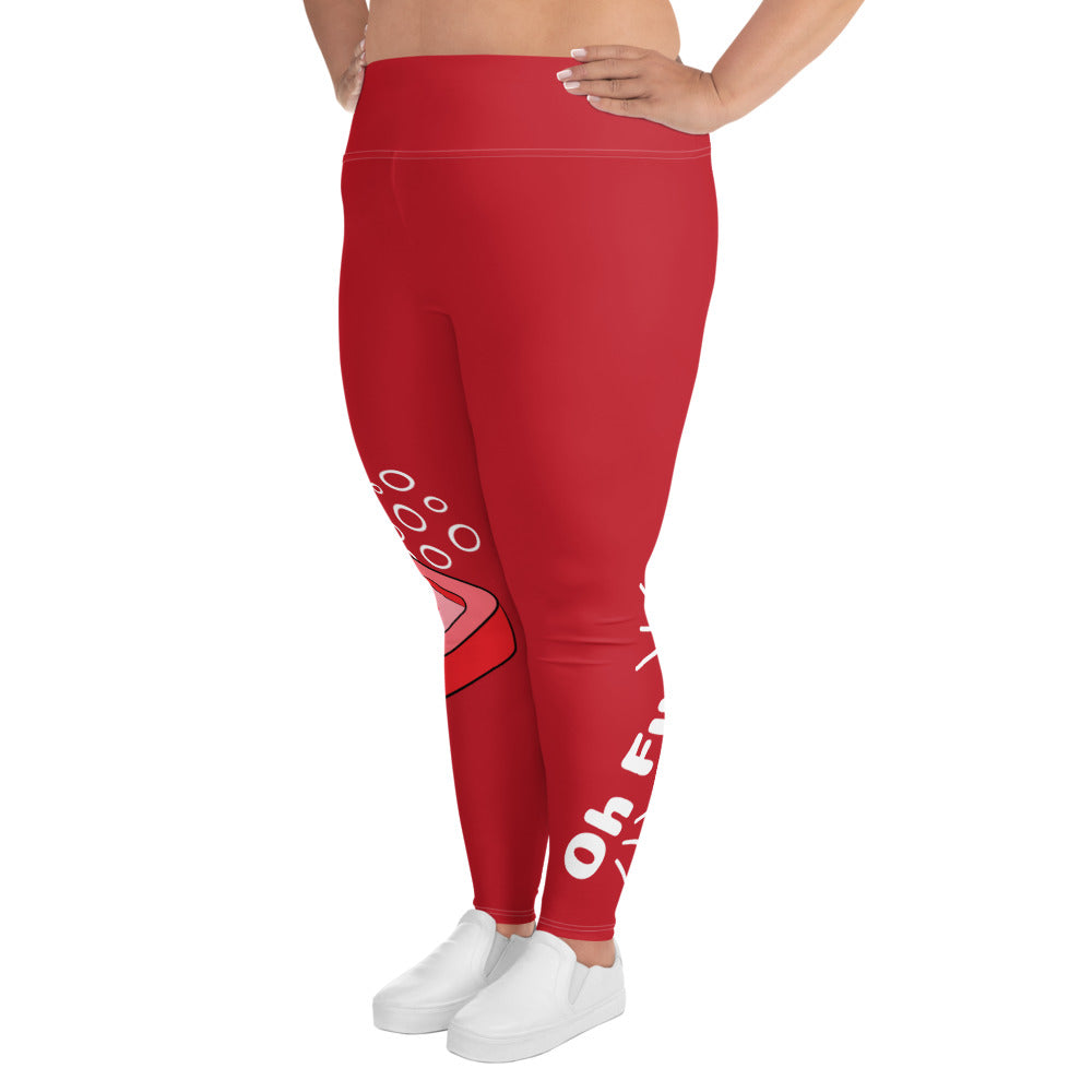 A Christmas Story "Oh Fudge" Costume Plus Size Leggings