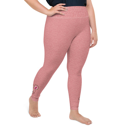 A Christmas Story Pink Nightmare Bunny Costume Plus Size Leggings