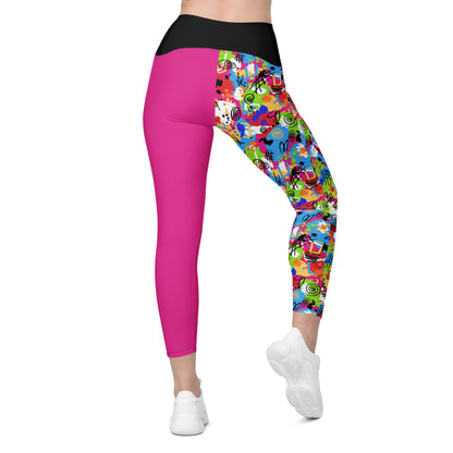 Weird Barbie Leggings with Pockets