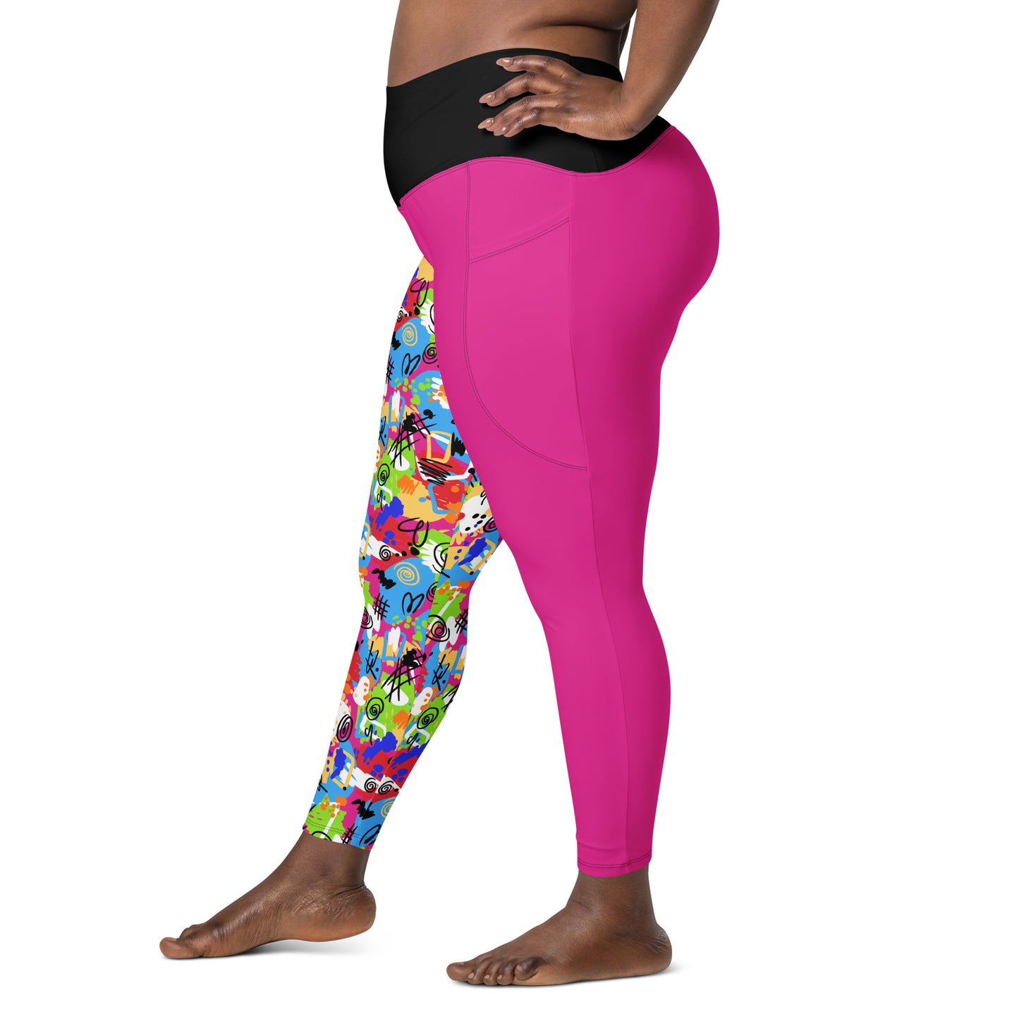 Weird Barbie Leggings with Pockets