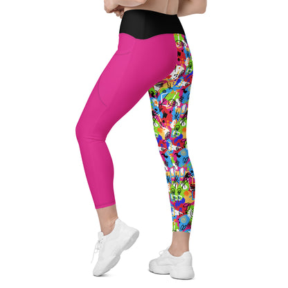 Weird Barbie Leggings with Pockets