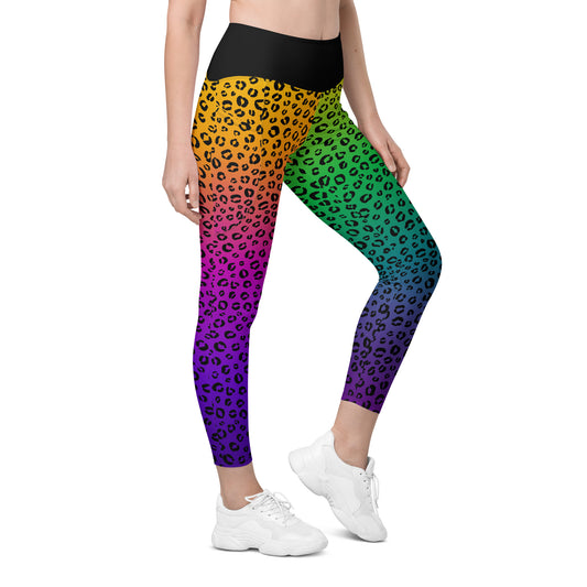 Prism Prowl Ombre Leggings with Pockets