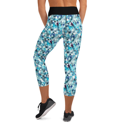 Ocean Prism Yoga Capri Leggings