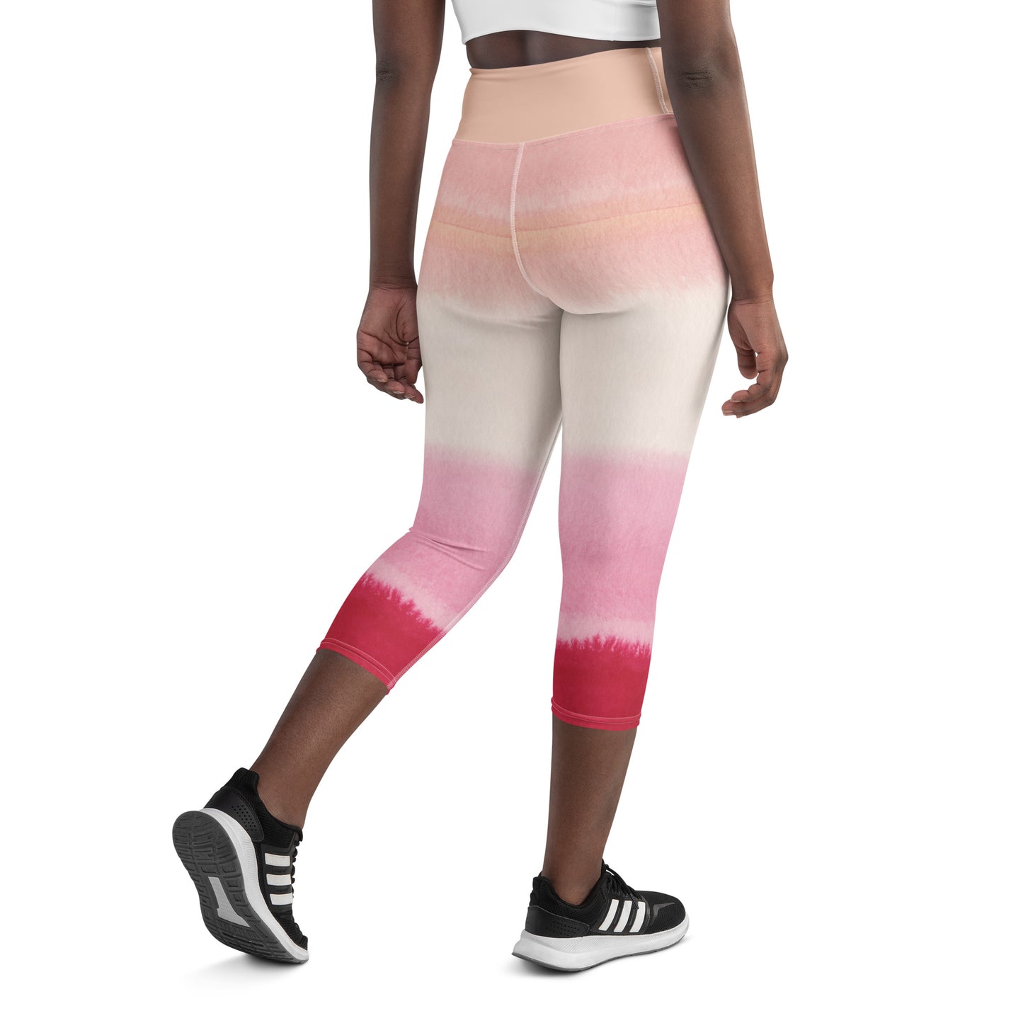 Pink Horizon Yoga Capri Leggings