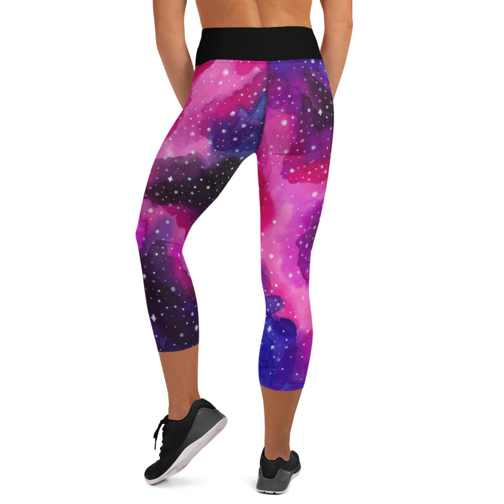 Cosmic Dreams Yoga Capri Leggings