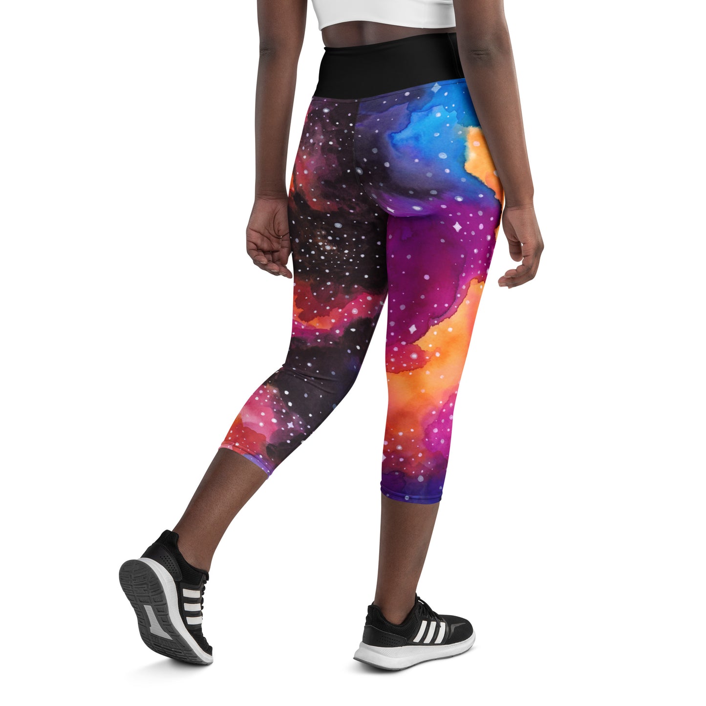 Stellar Sunset Yoga Capri Leggings