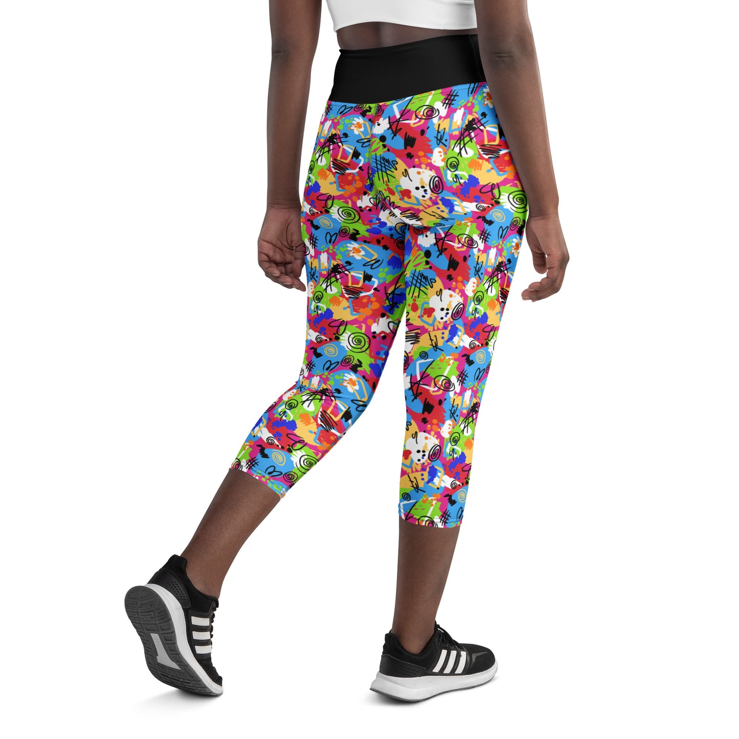 Weird Barbie "Full Weird" Yoga Capri Leggings