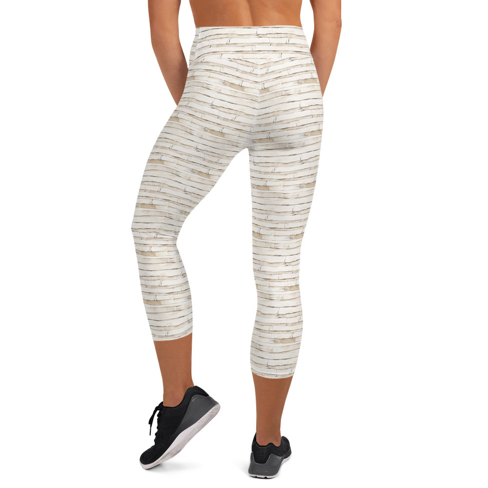 Mummy Wrap Yoga Capri Leggings