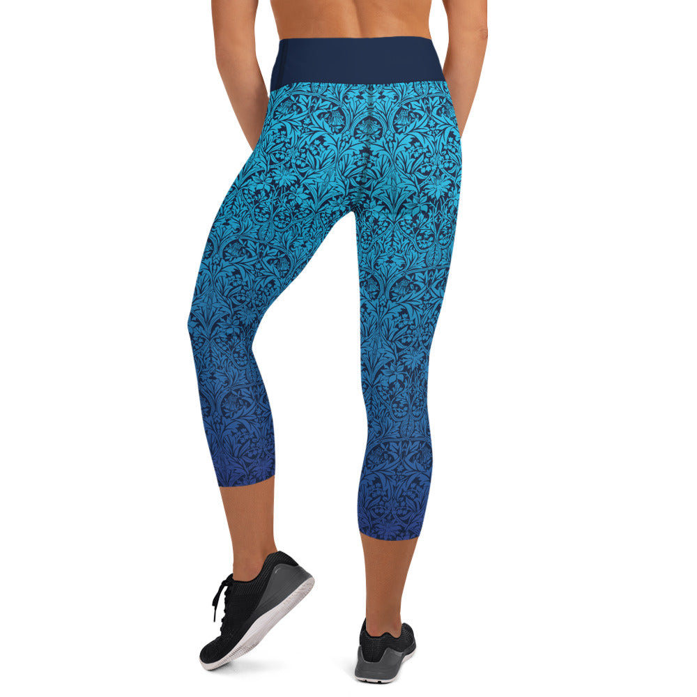 Midnight Run Yoga Capri Leggings