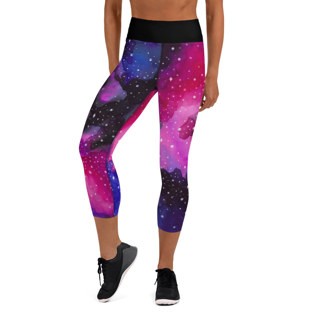 Cosmic Dreams Yoga Capri Leggings