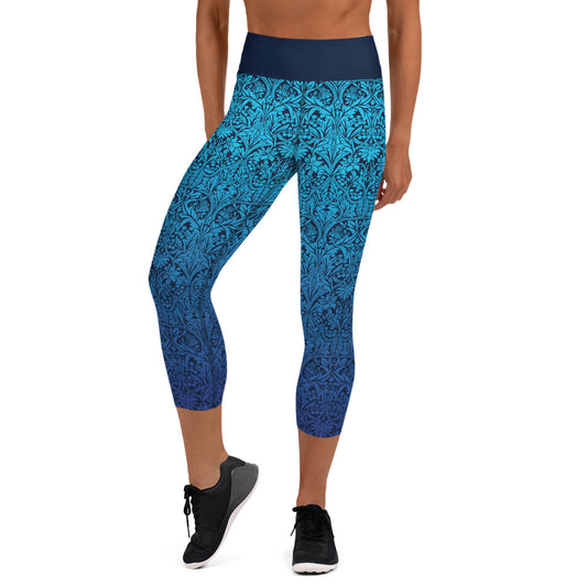 Midnight Run Yoga Capri Leggings