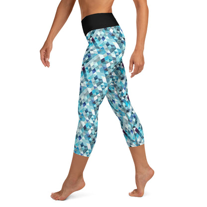 Ocean Prism Yoga Capri Leggings