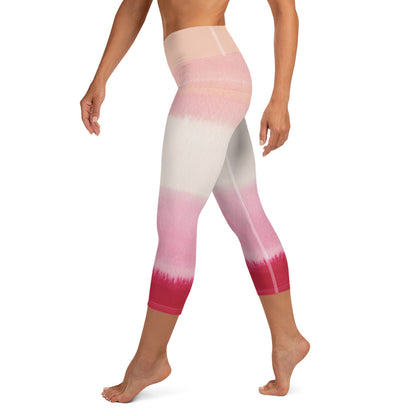 Pink Horizon Yoga Capri Leggings