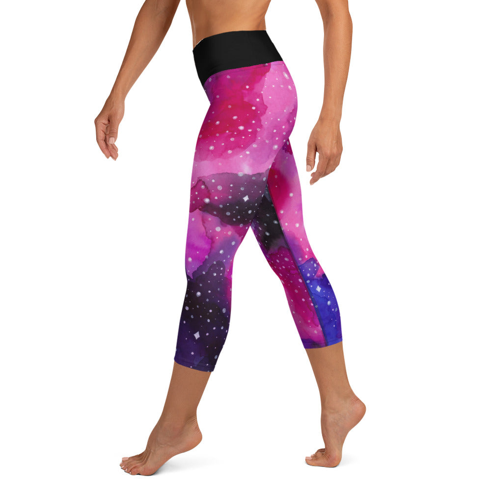 Cosmic Dreams Yoga Capri Leggings