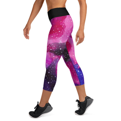 Cosmic Dreams Yoga Capri Leggings