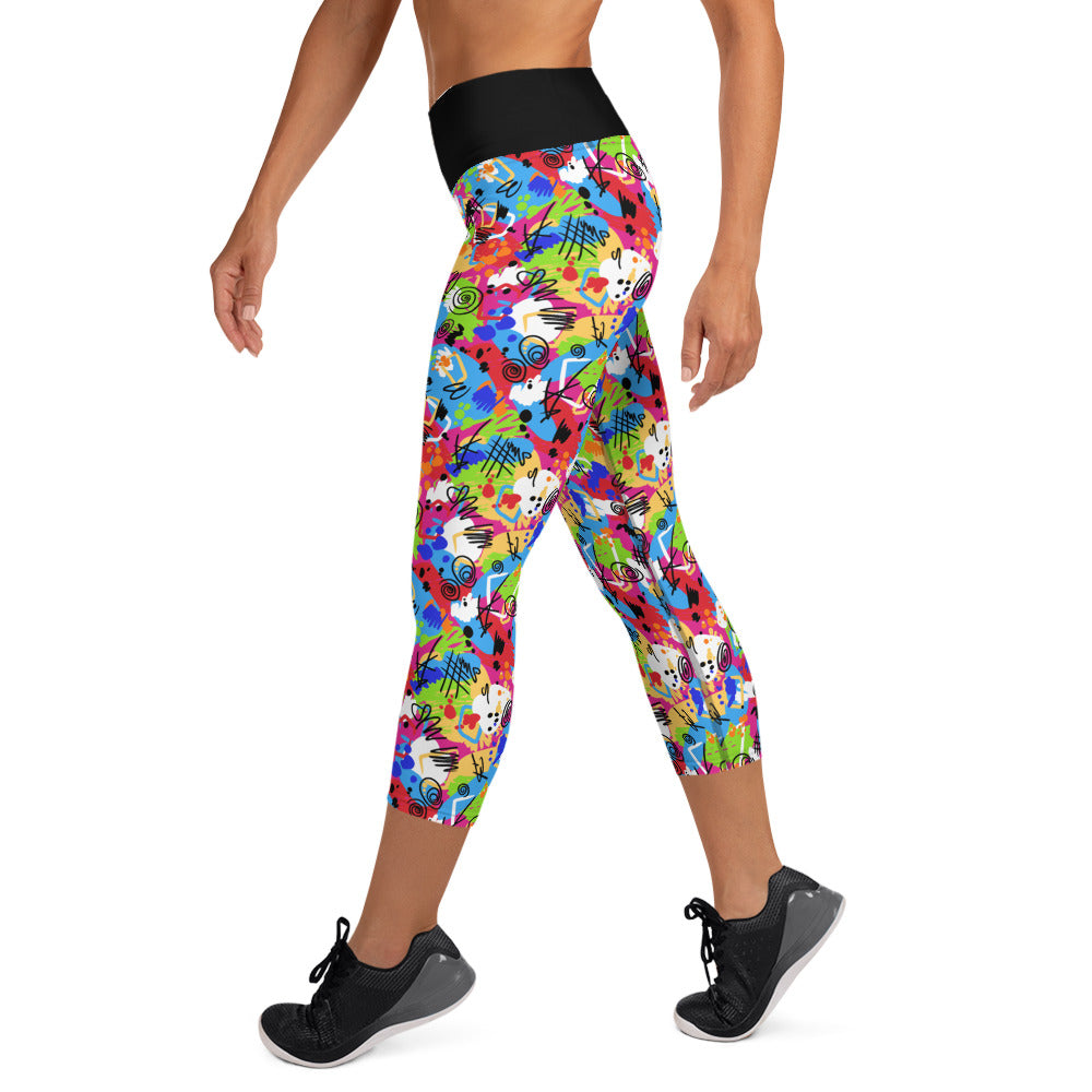 Weird Barbie "Full Weird" Yoga Capri Leggings