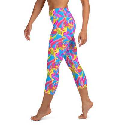 Hot Skatin' Malibu Barbie Yoga Capri Leggings