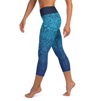 Midnight Run Yoga Capri Leggings