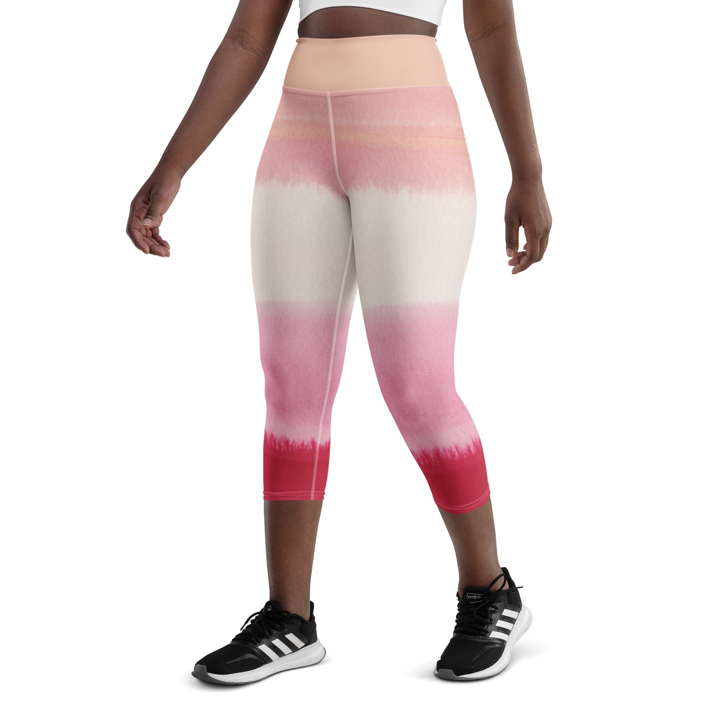 Pink Horizon Yoga Capri Leggings