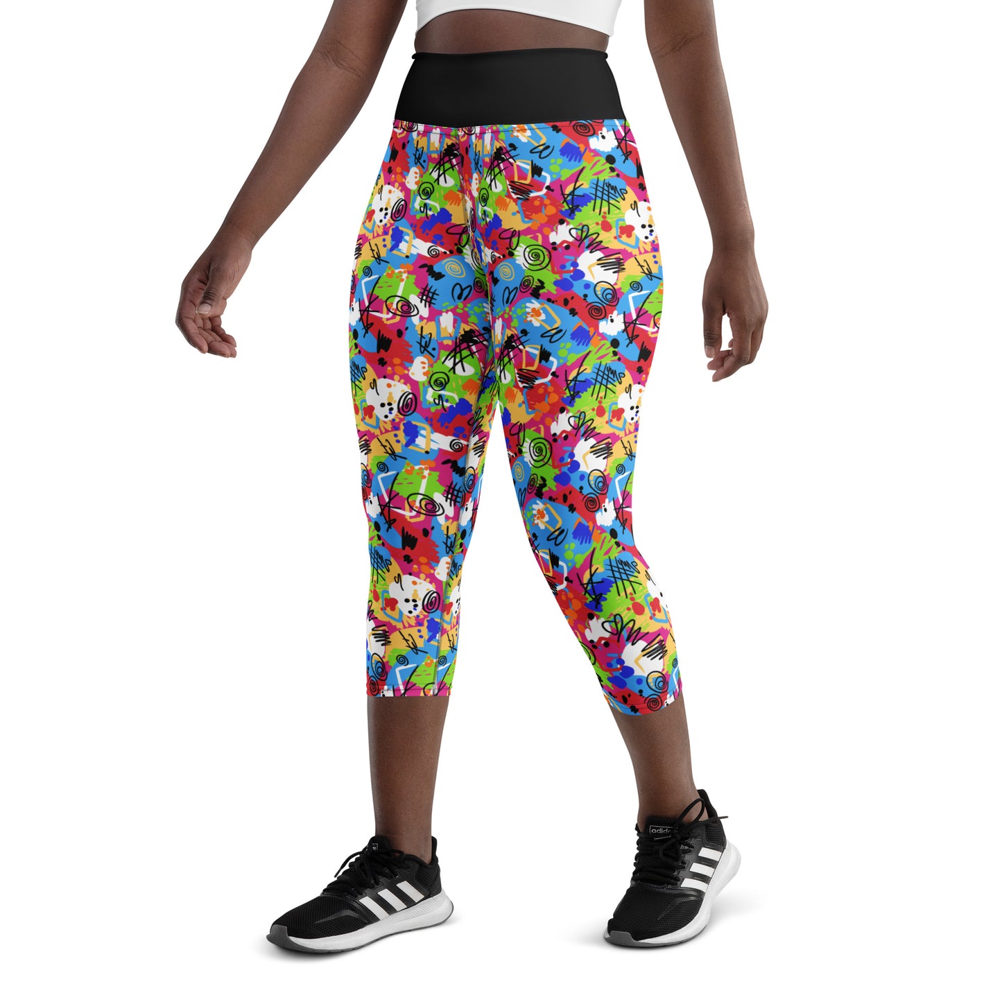 Weird Barbie "Full Weird" Yoga Capri Leggings