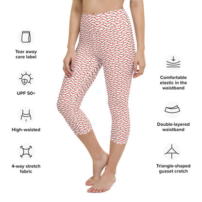 Christmas Tree Cake Yoga Capri Leggings