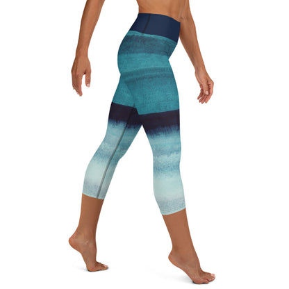 Blue Lagoon Yoga Capri Leggings