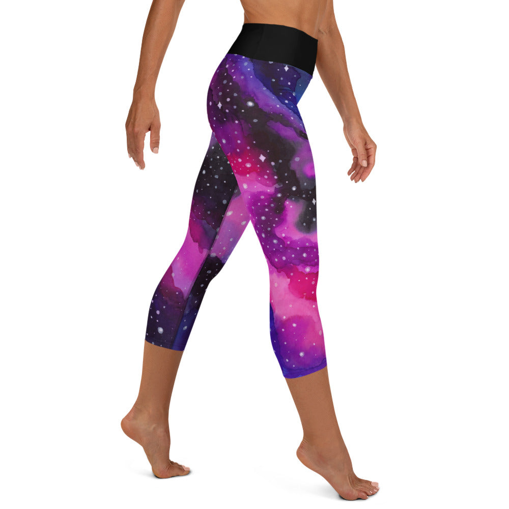 Cosmic Dreams Yoga Capri Leggings