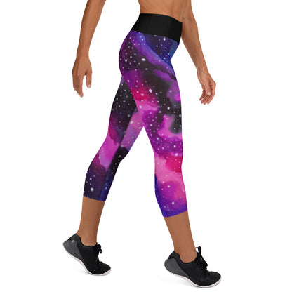 Cosmic Dreams Yoga Capri Leggings