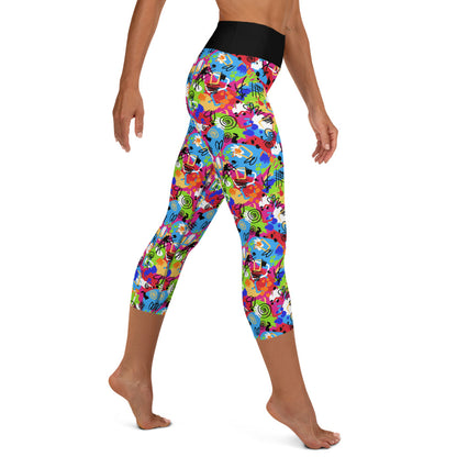 Weird Barbie "Full Weird" Yoga Capri Leggings