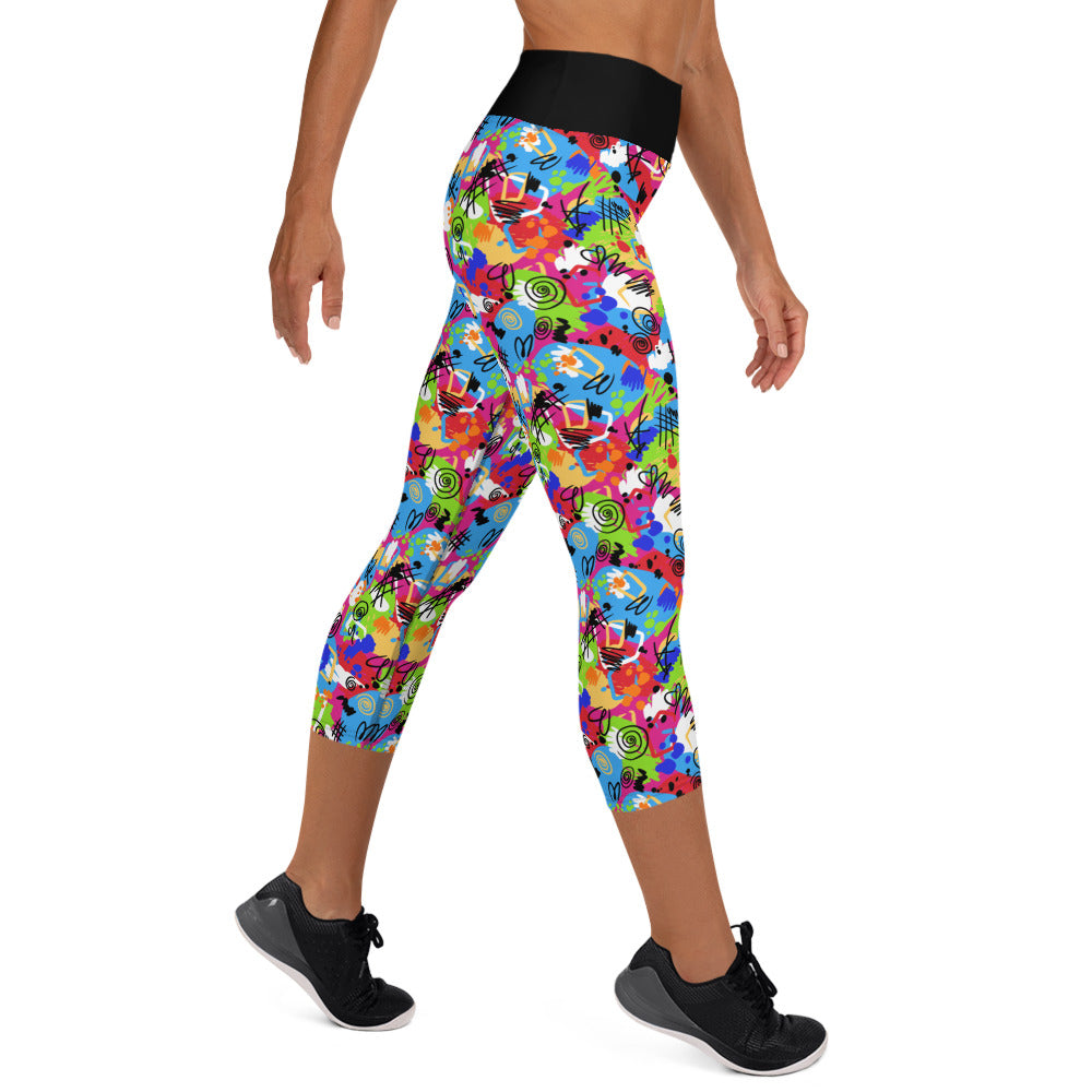 Weird Barbie "Full Weird" Yoga Capri Leggings