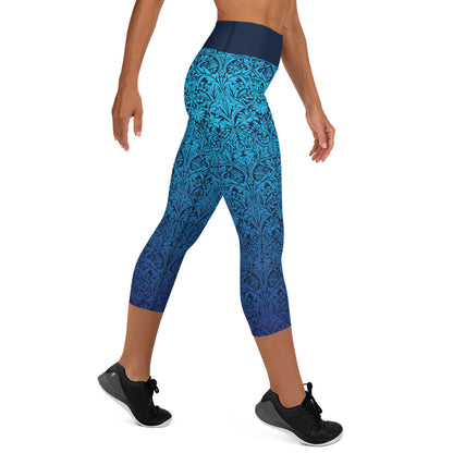 Midnight Run Yoga Capri Leggings