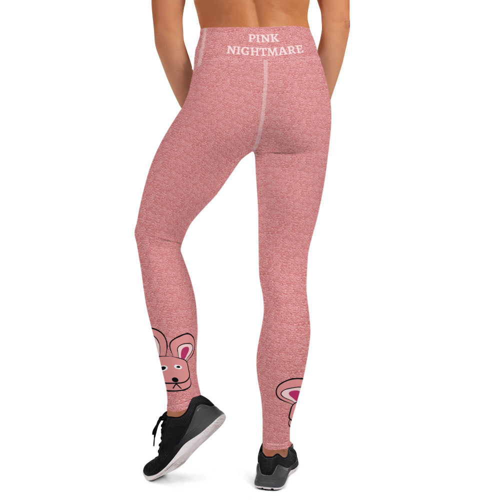 A Christmas Story Pink Nightmare Bunny Costume Leggings