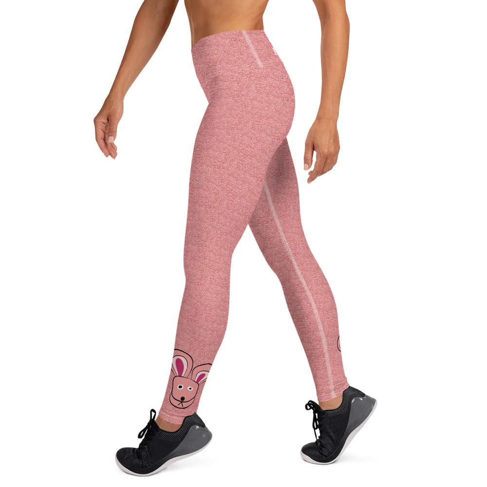 A Christmas Story Pink Nightmare Bunny Costume Leggings