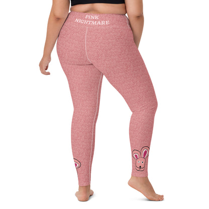 A Christmas Story Pink Nightmare Bunny Costume Leggings