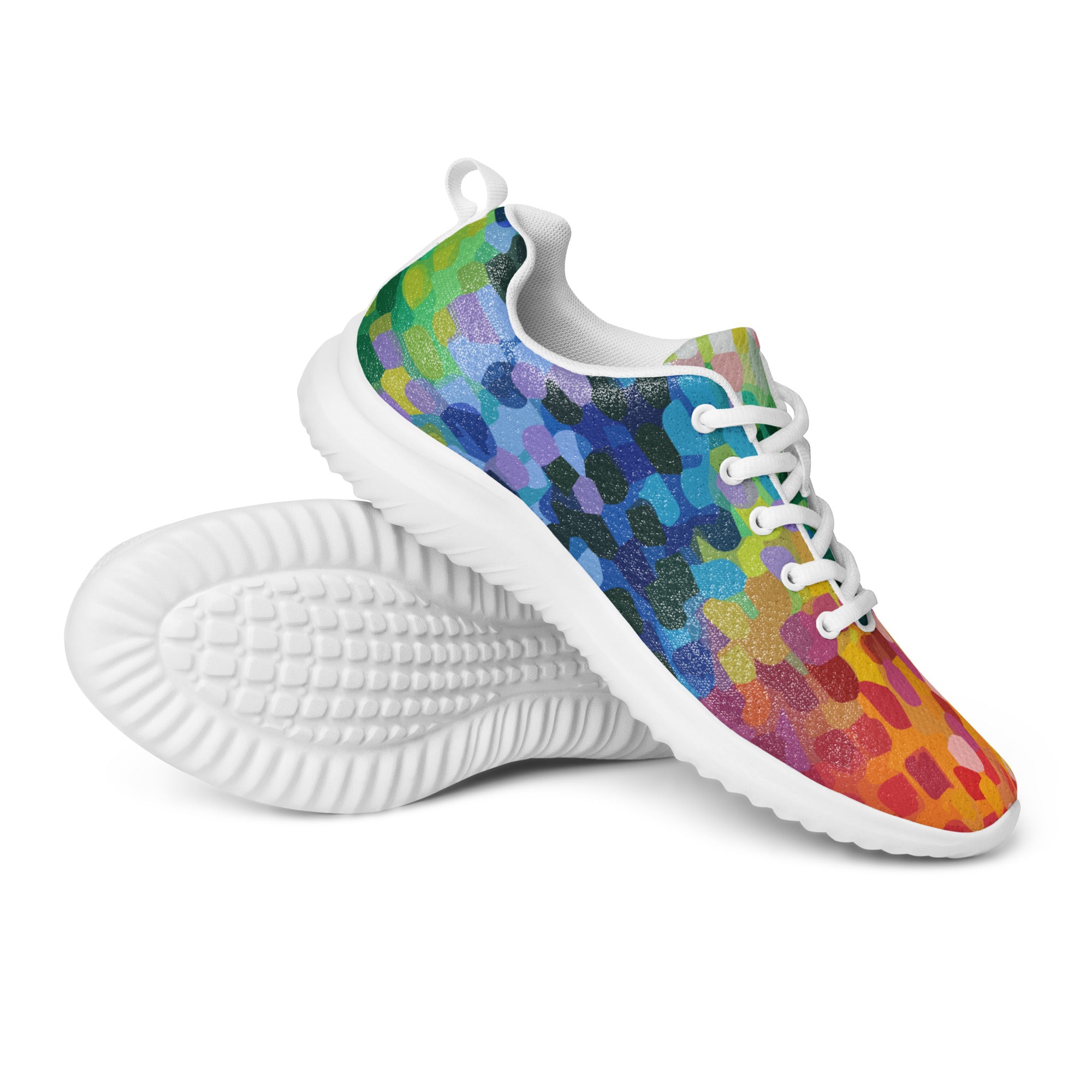 Women's crest vibe fashion confetti sneaker